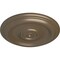 Ekena Millwork Traditional Ceiling Medallion (Fits Canopies up to 2 3/4"), Hand-Painted Warm Silver, 12"OD x 1"P CM12TRWSS - alternate 3
